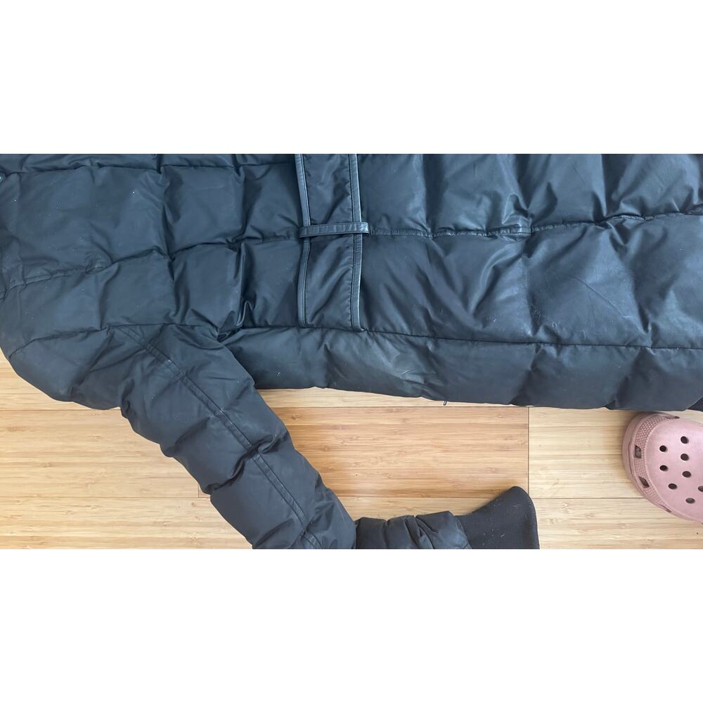 Mackage Kay Black Down Puffer Parka with Fur Trim | Women’s - Picture 8 of 11